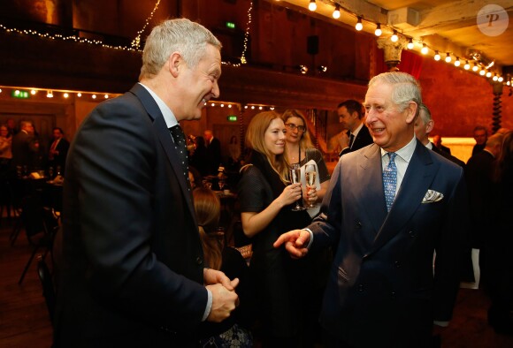 Le prince Charles inaugurant le Wilton's Music Hall à Londres, le 28 janvier 2016.