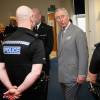 Le prince Charles en visite à Stoke-on-Trent le 26 janvier 2016 en sa qualité de fondateur et parrain du Prince's Regeneration Trust.