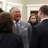 Le prince Charles en visite à Stoke-on-Trent le 26 janvier 2016 en sa qualité de fondateur et parrain du Prince's Regeneration Trust.