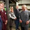 Le prince Charles en visite à Stoke-on-Trent le 26 janvier 2016 en sa qualité de fondateur et parrain du Prince's Regeneration Trust.