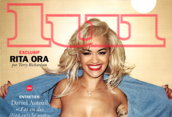 Rita Ora par Terry Richardson pour le magazine "Lui", en kiosques le 29 janvier 2016.