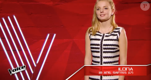Ilona dans The Voice 5, le samedi 30 janvier 2016, sur TF1