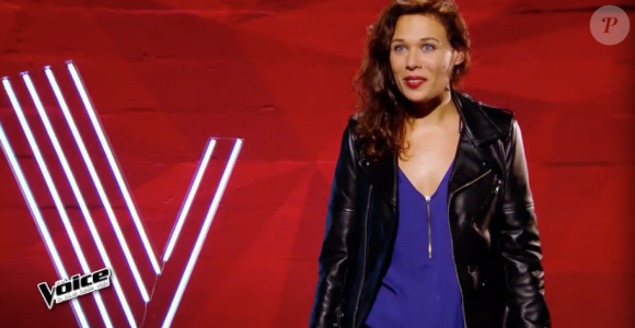 Lyn dans The Voice 5, sur TF1, le samedi 30 janvier 2016