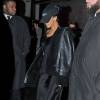 Rihanna et son petit ami Travis Scott à la sortie du club ‘Up and Down' à New York. Elle est porte une casquette avec inscription 'I came to break hearts' (je viens briser des coeurs!) Le 19 novembre 2015