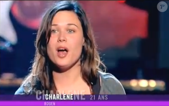 Charlène/Lyne dans Nouvelle Star en 2008.