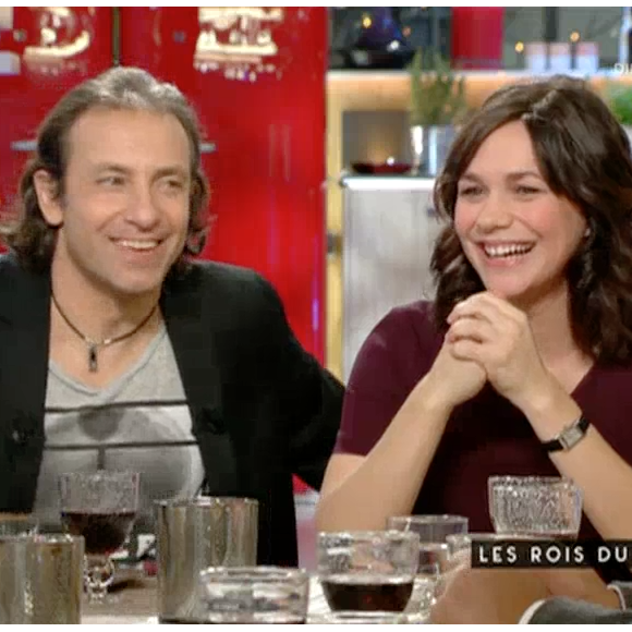 Nathalie Péchalat avoue être en surpoids - Emission "C à vous" sur France 5, le 1er février 2015.