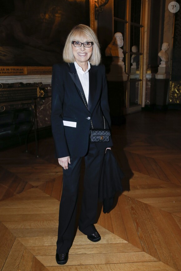 Mireille Darc - Dîner de gala au profit de la Fondation Avec au Château de Versailles, le 1 février 2016. © Olivier Borde / Bestimage