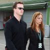 Ralf Schumacher et sa femme Cora, le 21 avril 2003. 