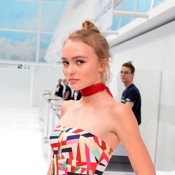 Lily Rose Depp à Paris, le 6 octobre 2015.