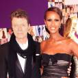 David Bowie et sa femme Iman aux CFDA Fashion Awards à New York le 7 juin 2010.