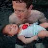 Le 24 janvier 2016, Mark Zuckerberg a publié une photo de sa fille Maxima tandis qu'elle prend son premier bain.