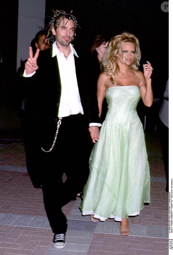 Tommy Lee et Pamela Anderson au Gala de la PETA à Los angeles, le 20 septembre 1999