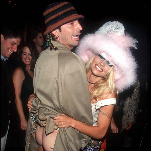 Tommy Lee et Pamela Anderson lors des MTV Video Music Awards à New York, le 10 septembre 1999