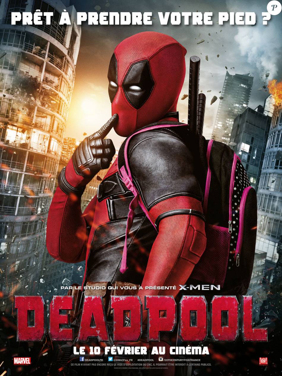 Affiche de Deadpool. Purepeople