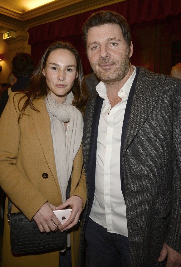 Exclusif - Philippe Lellouche et sa femme Vanessa Demouy - Générale de la pièce "Tout à Refaire" au théâtre de la Madeleine à Paris, le 8 février 2016. © Guirec Coadic/Bestimage