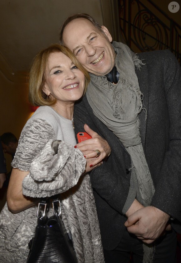 Exclusif - Nicole Calfan, Alain Bouzigues - Générale de la pièce "Tout à Refaire" au théâtre de la Madeleine à Paris, le 8 février 2016. © Guirec Coadic/Bestimage