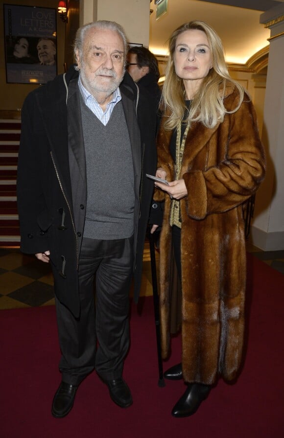 Norbert Saada et sa femme - Générale de la pièce "Tout à Refaire" au théâtre de la Madeleine à Paris, le 8 février 2016. © Guirec Coadic/Bestimage