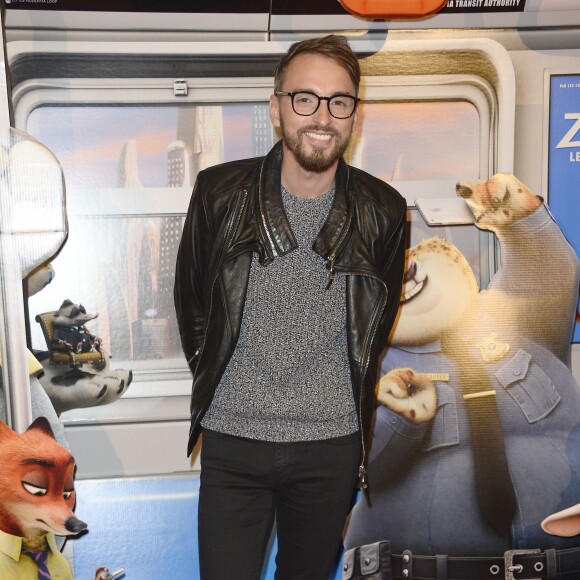 L'artiste Christophe Willem - Avant-première du film "Zootopie" au cinéma Gaumont Marignan à Paris, le 28 janvier 2016. © Coadic Guirec/Bestimage