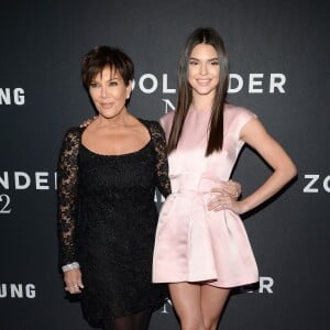 Kris et Kendall Jenner assistent à l'avant-première du film "Zoolander 2" à l'Alice Tully Hall, au Lincoln Center. New York, le 9 février 2016.