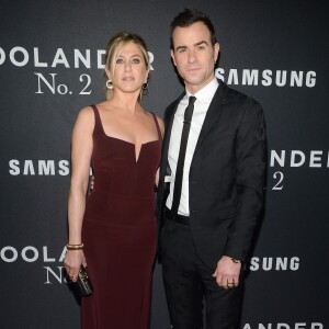 Jennifer Aniston et Justin Theroux assistent à l'avant-première du film "Zoolander 2" à l'Alice Tully Hall, au Lincoln Center. New York, le 9 février 2016.