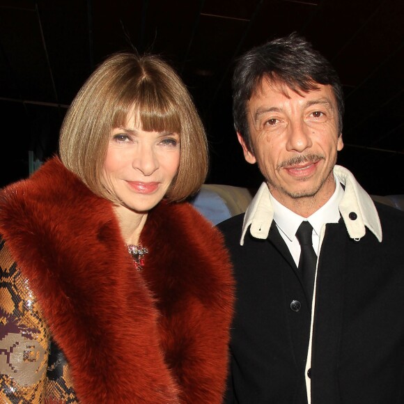 Anna Wintour et Pierpaolo Piccioli (co-directeur artistique de Valentino) à la soirée post-avant-première de Zoolander 2 à New York. Le 9 février 2016.