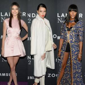 Kendall Jenner, Adriana Lima, Naomi Campbell : les top models sortent le grand jeu pour l'avant-première de "Zoolander 2". New York, le 9 février 2016.