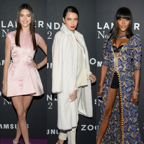 Kendall Jenner, Adriana Lima, Naomi Campbell : les top models sortent le grand jeu pour l'avant-première de "Zoolander 2". New York, le 9 février 2016.