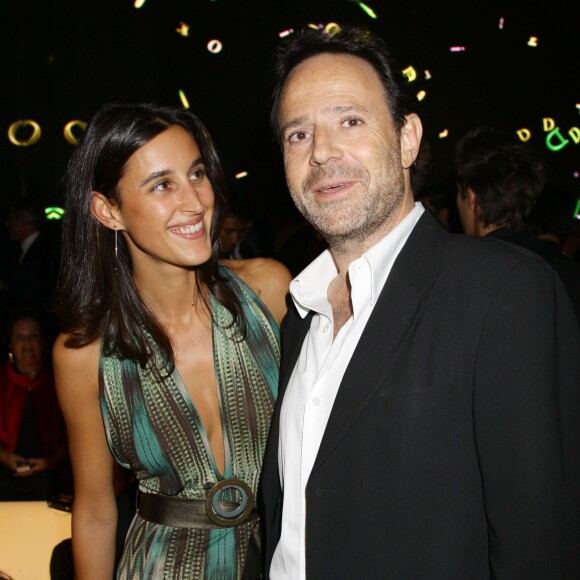 Marc Levy et Pauline Levêque au 60e anniversaire de Christina Dior à Paris, le 17 septembre 2007
