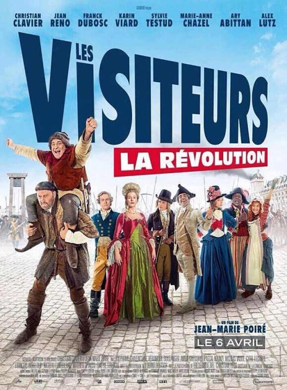 Affiche officielle de Les Visiteurs 3 - La Révolution.