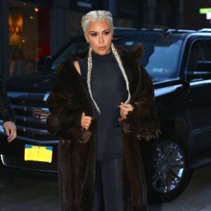 Kim Kardashian à New York, le 13 février 2016.