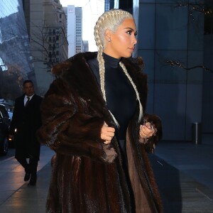 Kim Kardashian à New York, le 13 février 2016.