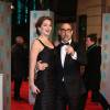 Stanley Tucci et sa femme Felicity Blunt - 69e cérémonie des British Academy Film Awards (BAFTA) à Londres, le 14 février 2016.