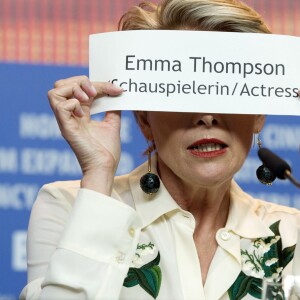 Emma Thompson - Conférence de presse du film "Seul dans Berlin" (Alone in Berlin) lors du 66e Festival International du Film de Berlin, le 15 février 2016.