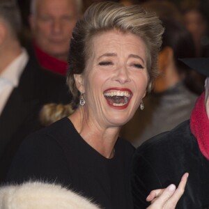 Emma Thompson et Dieter Kosslick (Président du Festival) - Première du film "Alone in Berlin" (Seul dans Berlin) au 66e festival internartional du film de Berlin le 15 février 2016.