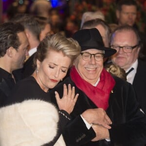 Emma Thompson et Dieter Kosslick (Président du Festival) - Première du film "Alone in Berlin" (Seul dans Berlin) au 66e festival internartional du film de Berlin le 15 février 2016.