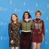 Julianne Moore, Rebecca Miller et Greta Gerwig - Photocall du film "Maggie a un plan" (Maggie's Plan) lors du 66e Festival International du Film de Berlin, la Berlinale le 15 février 2016.