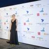 Charlize Theron (Robe Dior / bijoux Messika une paire de boucles d'oreilles BO et Bague double Angel) au gala Cinema for peace dans le cadre du 66e festival du film de Berlin, la Berlinale le 15 février 2016