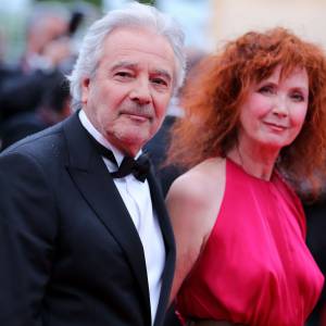 Pierre Arditi et Sabine Azéma à Cannes le 21 mai 2012.