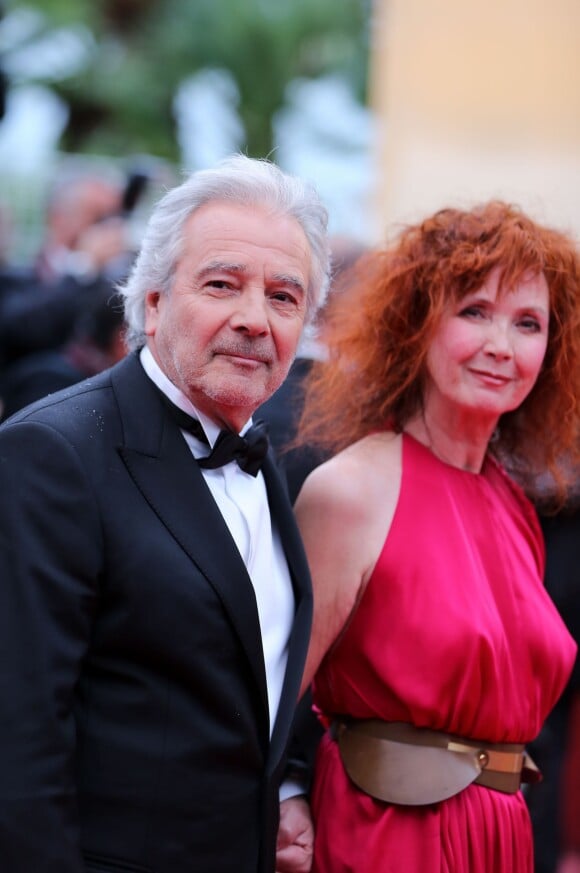 Pierre Arditi et Sabine Azéma à Cannes le 21 mai 2012.
