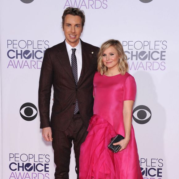 Dax Shepard et Kristen Bell à la soirée annuelle du 41ème "People's Choice Awards" à Los Angeles, le 7 janvier 2015
