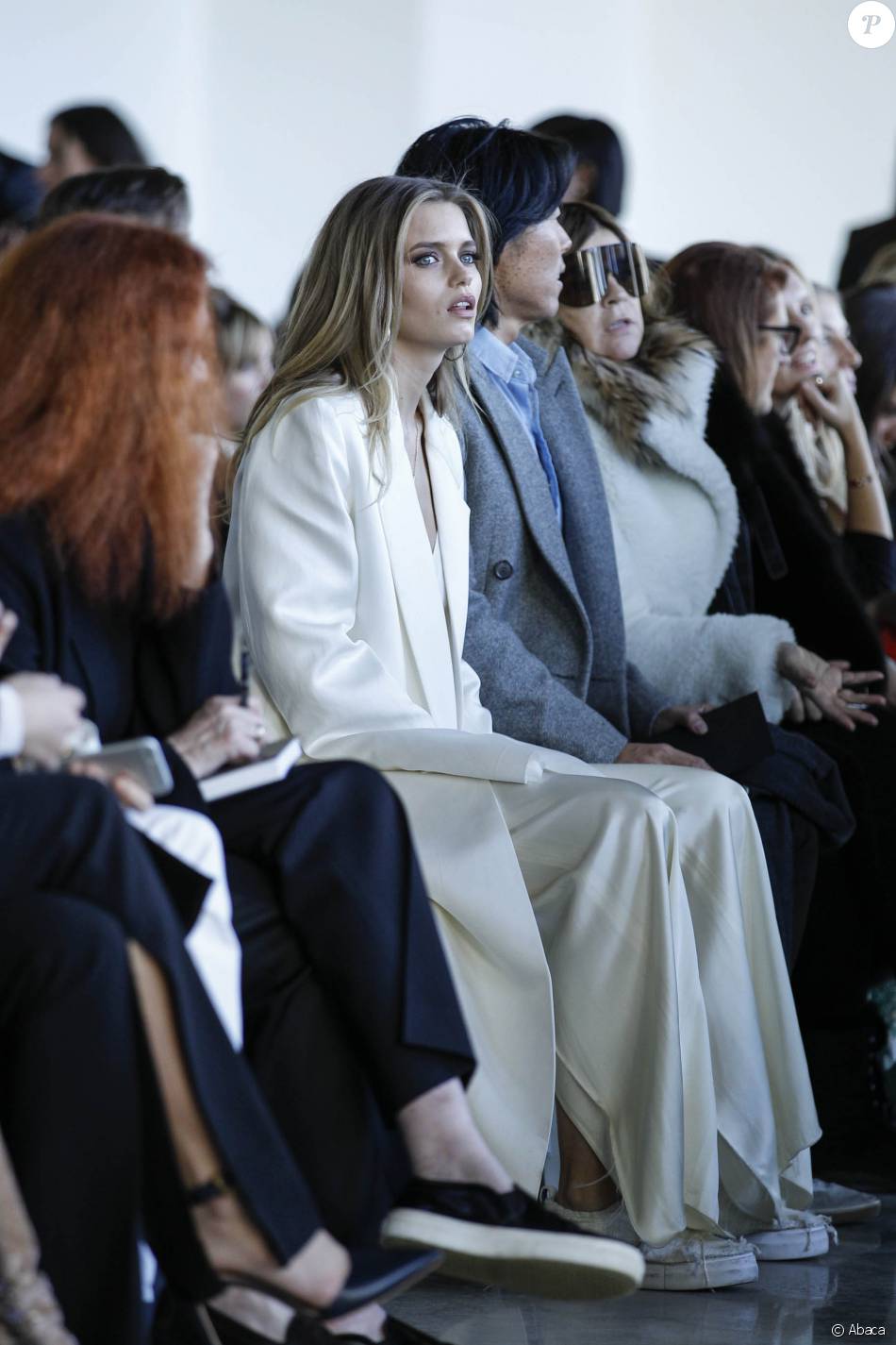 Abbey Lee Kershaw attending the Calvin Klein spring-summer collection  presentation as part of the New York Fashion Week in New York City, NY,  USA, February 17, - Purepeople