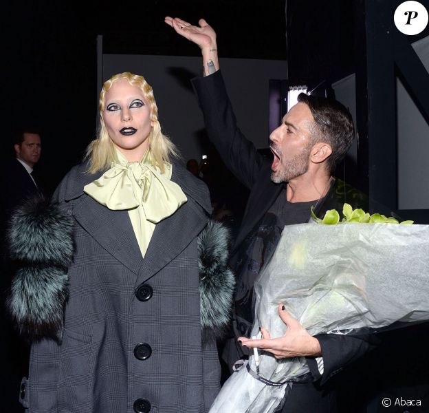 Lady Gaga, Marc Jacobs - Défilé Marc Jacobs (collection automne-hiver 2016-2017) à la Park Avenue Armory. New York, le 18 février 2016.