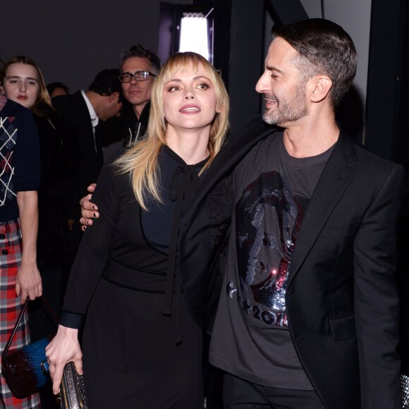 Christina Ricci, Marc Jacobs - Défilé Marc Jacobs (collection automne-hiver 2016-2017) à la Park Avenue Armory. New York, le 18 février 2016.