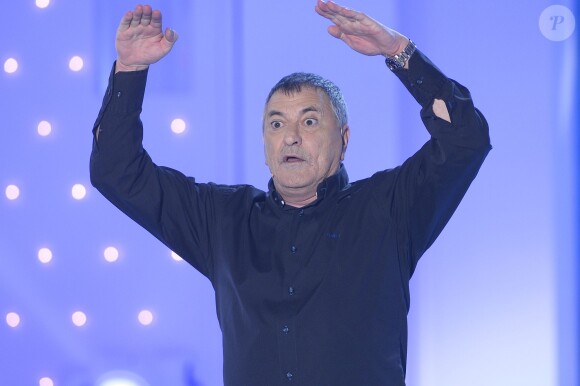 Jean-Marie Bigard - Enregistrement de l'émission "Vivement Dimanche", dont les invités principaux sont Loïck et Stéphane Peyron, à Paris le 17 février 2016. Diffusion le 21 février 2016. ©Coadic Guirec/Bestimage