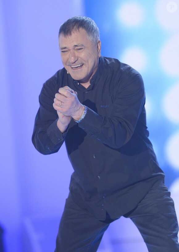 Jean-Marie Bigard - Enregistrement de l'émission "Vivement Dimanche", dont les invités principaux sont Loïck et Stéphane Peyron, à Paris le 17 février 2016. Diffusion le 21 février 2016. ©Coadic Guirec/Bestimage