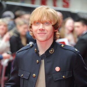 Rupert Grint lors de la première de "Postman Pat: The Movie" au Odeon West End, 40 Leicester Square à Londres, le 11 mai 2014.