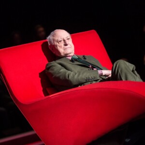 Exclusif - Pierre Bergé, lors de l'enregistrement de l'émission Le Divan, le 11 février 2016, pour une diffusion sur France 3 le 23 février 2016 à 23h10. © Cyril Moreau