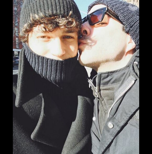 Zachary Quinto et son chéri Miles, sur Instagram. février 2016