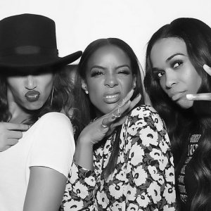 Beyoncé Knowles, Kelly Rowland et Michelle Williams. Les Destiny's Child à la soirée d'anniversaire de Kelly Rowland qui fêtait ses 35 ans au Sunset Tower Hotel à West Hollywood. Le 20 février 2016.