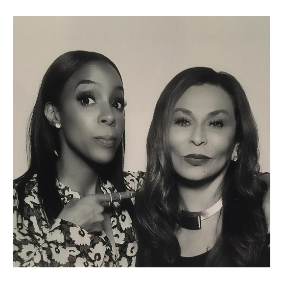 Kelly Rowland et Tina Knowles à la soirée d'anniversaire de Kelly Rowland qui fêtait ses 35 ans au Sunset Tower Hotel à West Hollywood. Le 20 février 2016.